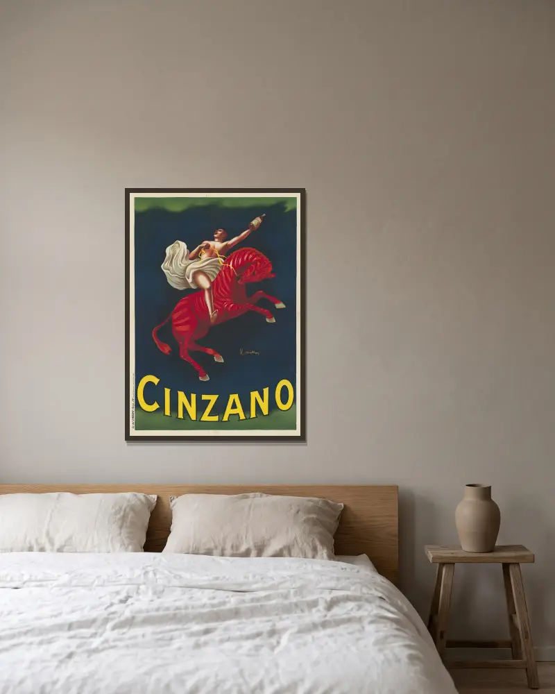 Cinzano, Leonetto Cappiello v rámu na stěně