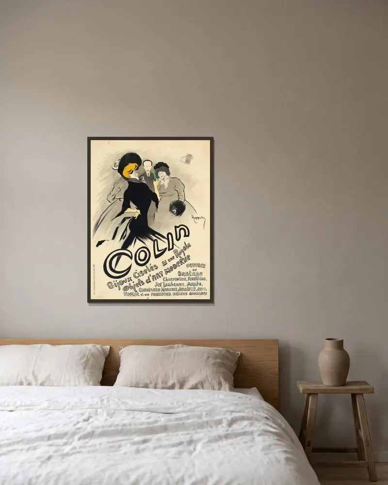 Colin, Leonetto Cappiello v rámu na stěně