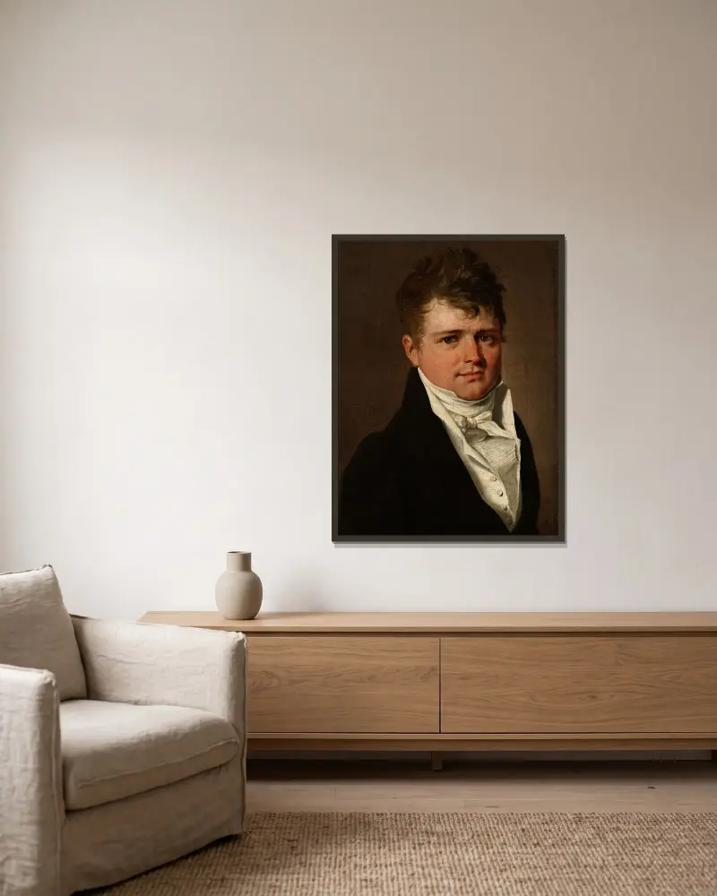 Joseph Reade, Louis-Léopold Boilly v rámu na stěně