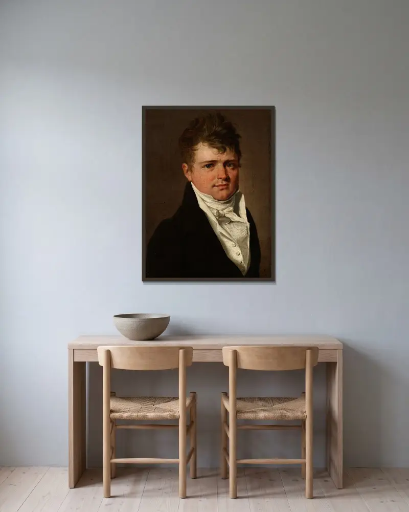 Joseph Reade, Louis-Léopold Boilly v rámu na stěně