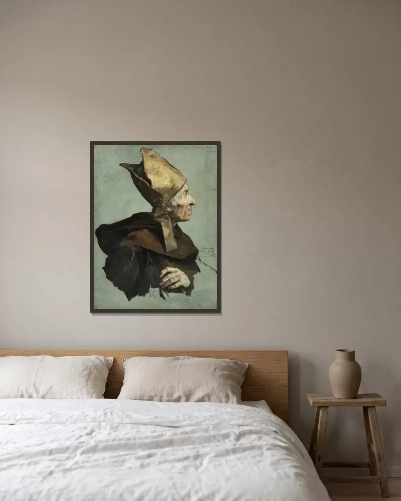 Biskup (korunovace Karla Velikého), Henri Leopold Lévy v rámu na stěně