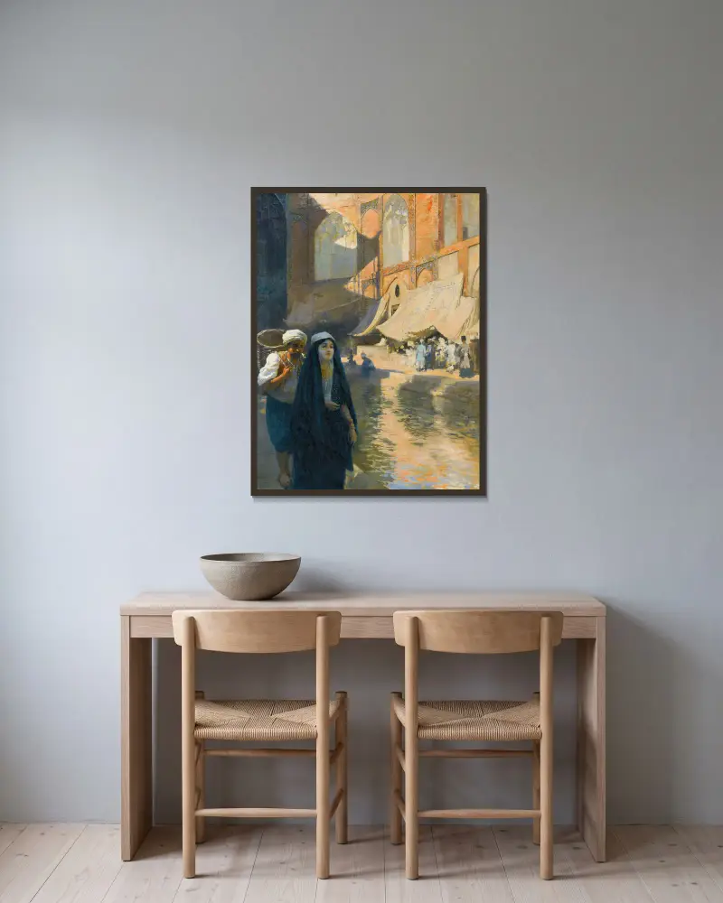 Bazar v Isfahánu, Edwin Lord Weeks v rámu na stěně