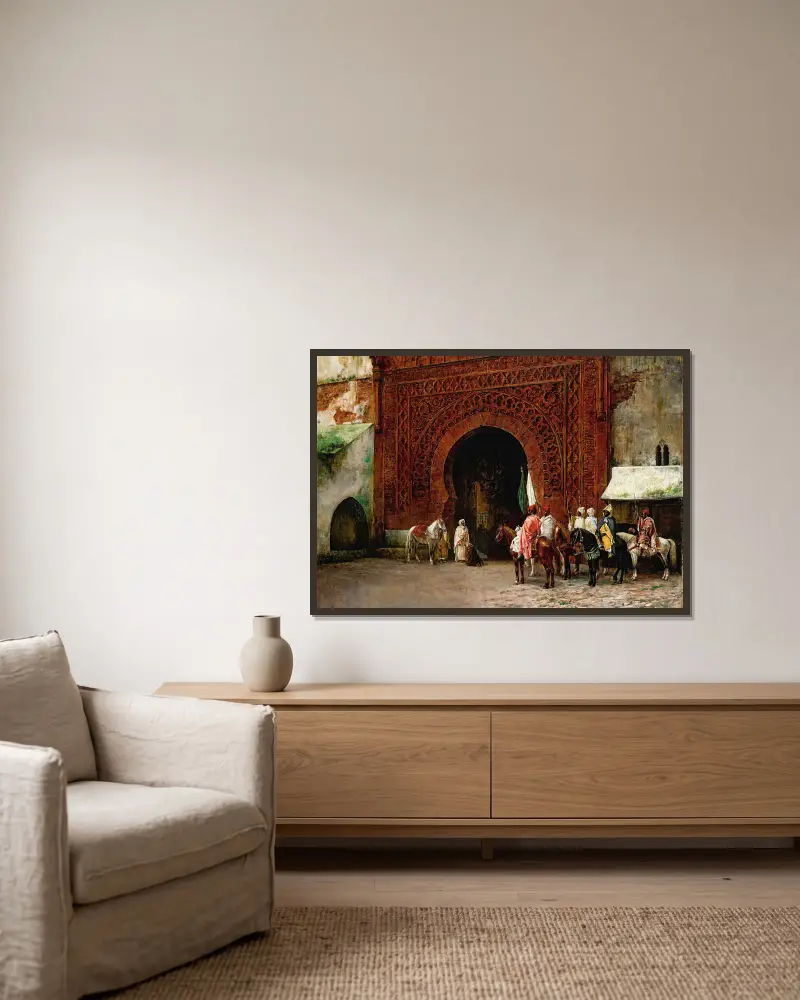 Rabat (Červená brána), Edwin Lord Weeks v rámu na stěně