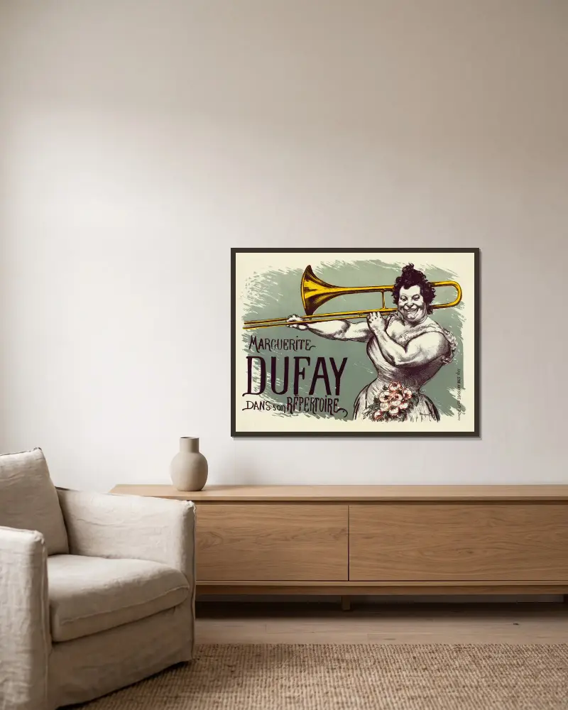 Marguerite Dufay, Louis Anquetin w ramie na ścianie