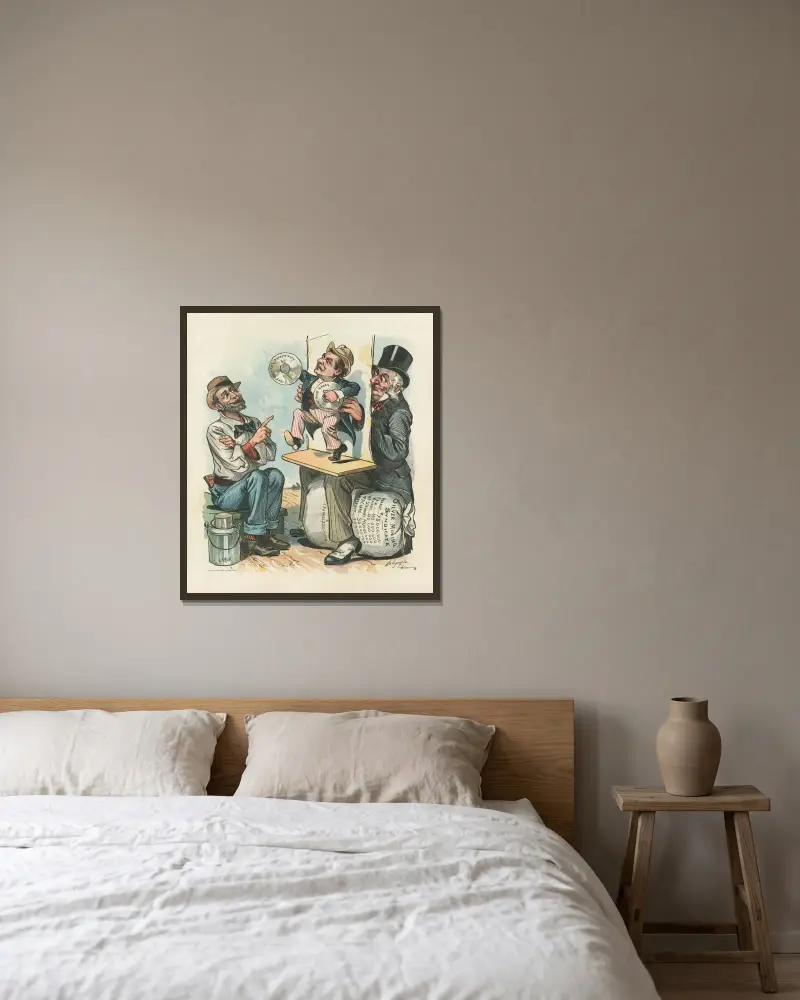 Buncombe and Boodle von Louis Dalrymple gerahmt an einer Wand