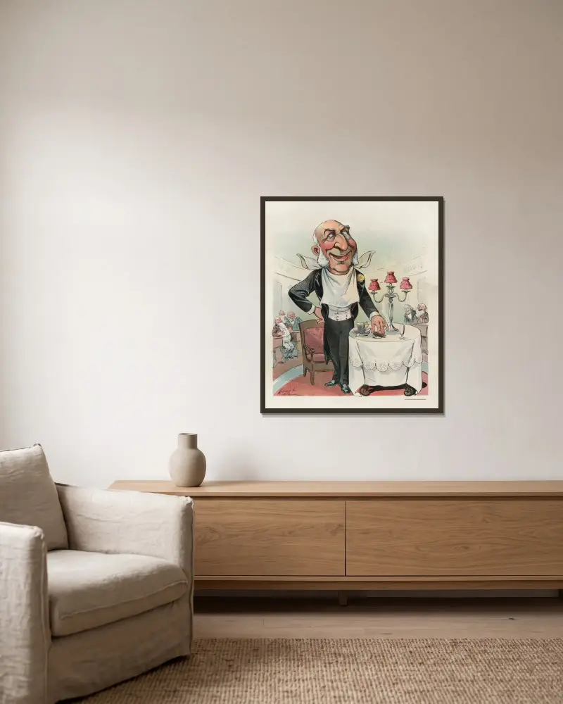 New Yorks neuer Senator von Louis Dalrymple gerahmt an einer Wand