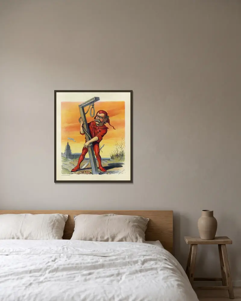 Armes Illinois! von Louis Dalrymple gerahmt an einer Wand