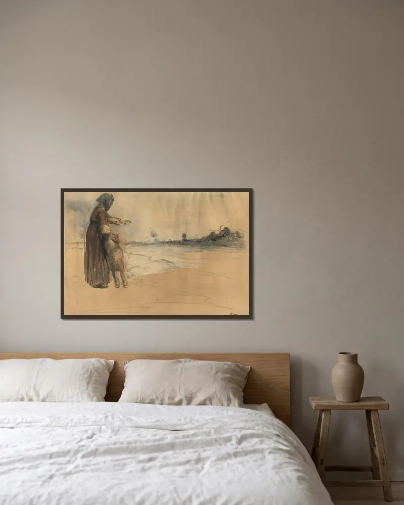 Es war unser Haus von Jean-Louis Forain gerahmt an einer Wand