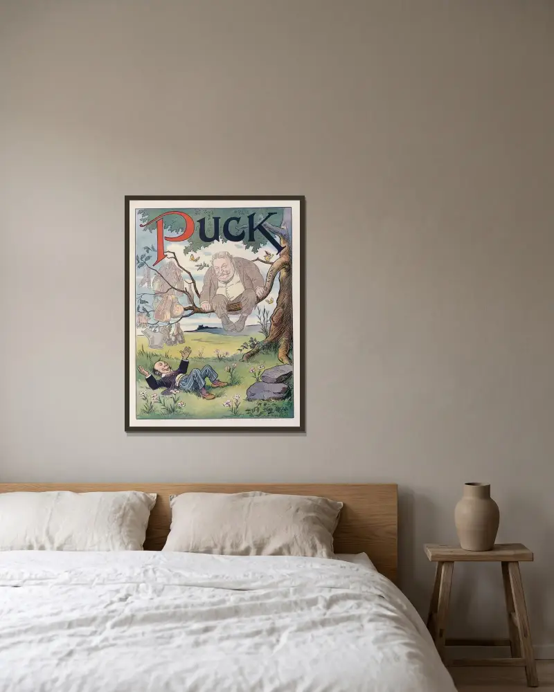 Ein Maientraum von Louis Glackens gerahmt an einer Wand