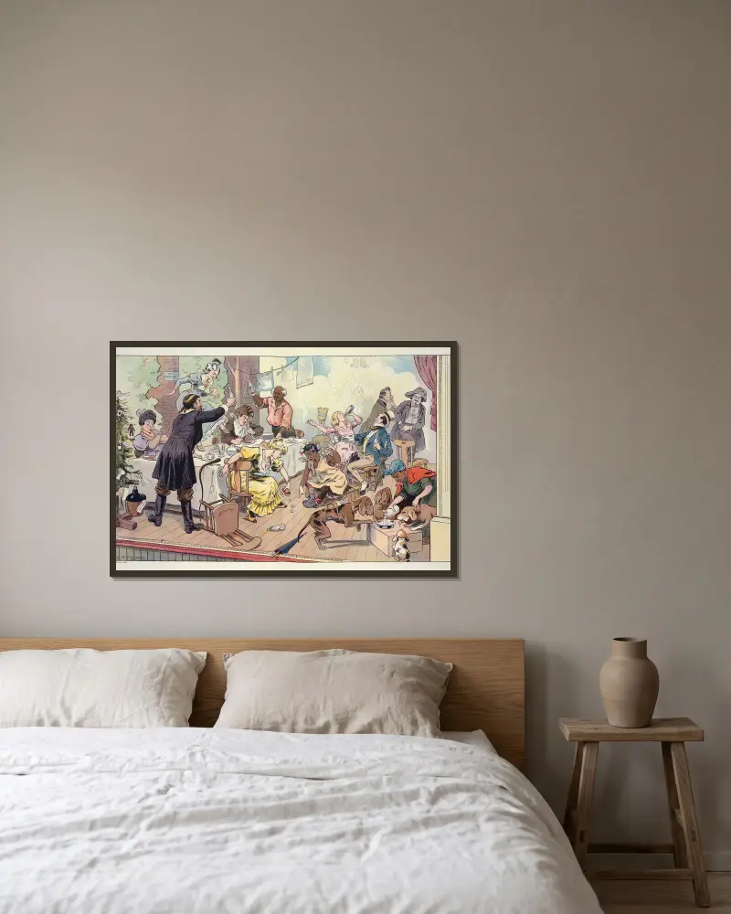 Mellan framträdanden, Louis Glackens v rámu na stěně