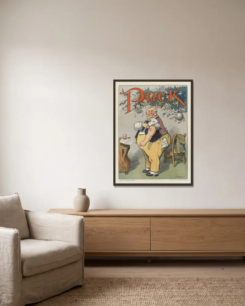 Germ proof von Louis Glackens gerahmt an einer Wand