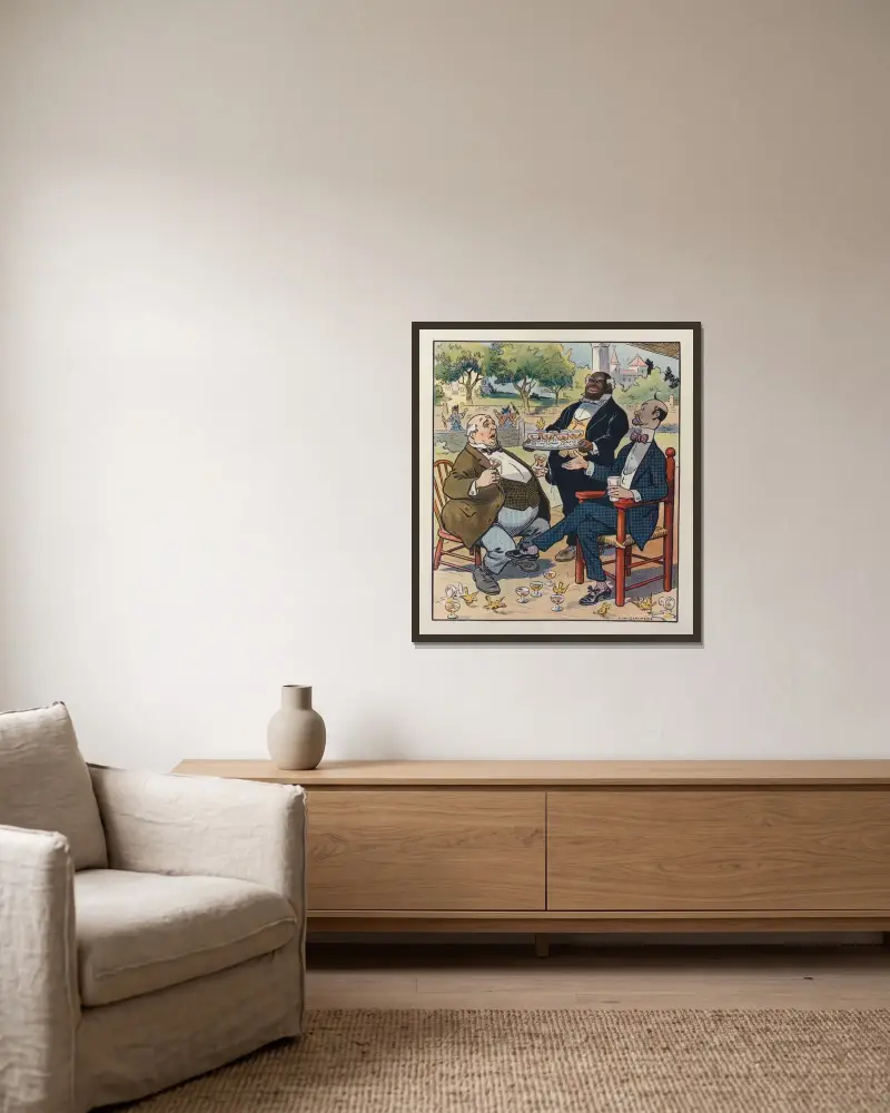 If he wants to now, he can von Louis Glackens gerahmt an einer Wand