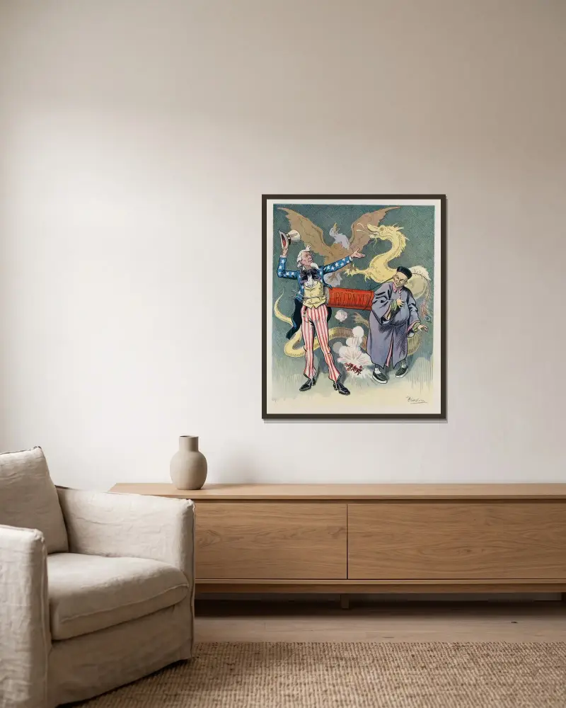 Zusammengefügt von Louis Glackens gerahmt an einer Wand