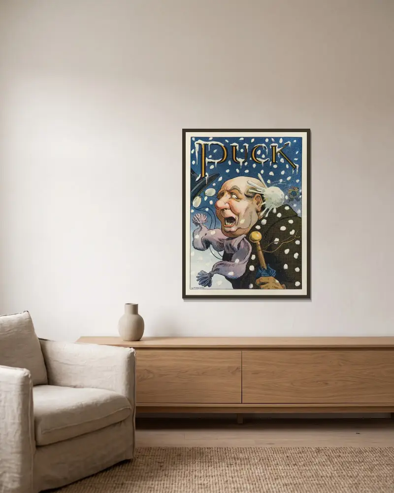Unsere Mittsommer-Behandlung mit neuer Denkweise von Louis Glackens gerahmt an einer Wand