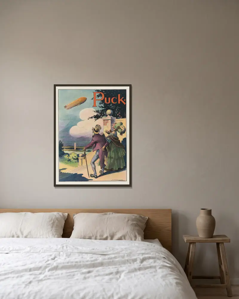 In ihren Gewohnheiten festgefahren von Louis Glackens gerahmt an einer Wand