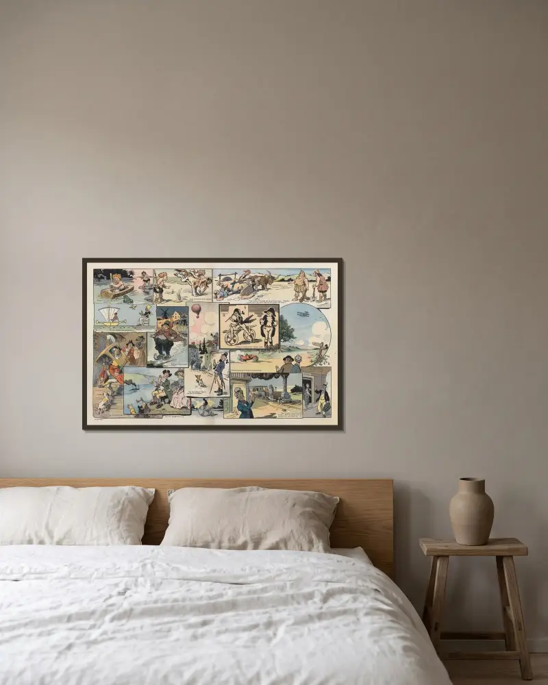 So war es schon immer von Louis Glackens gerahmt an einer Wand