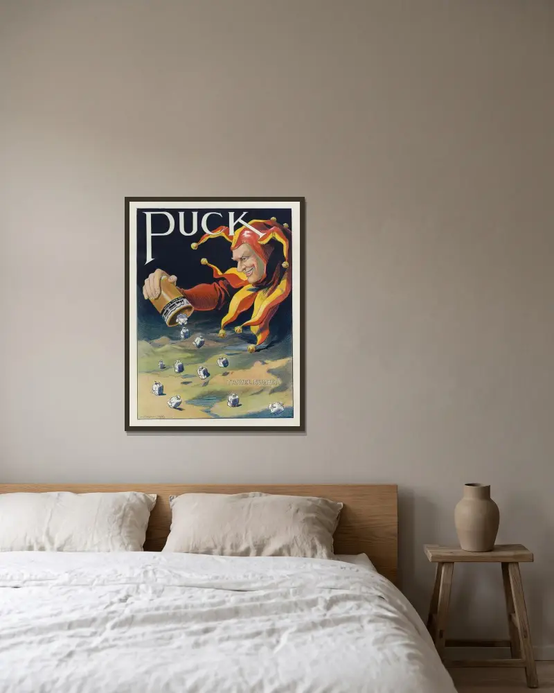 Die jährliche Streuung von Louis Glackens gerahmt an einer Wand