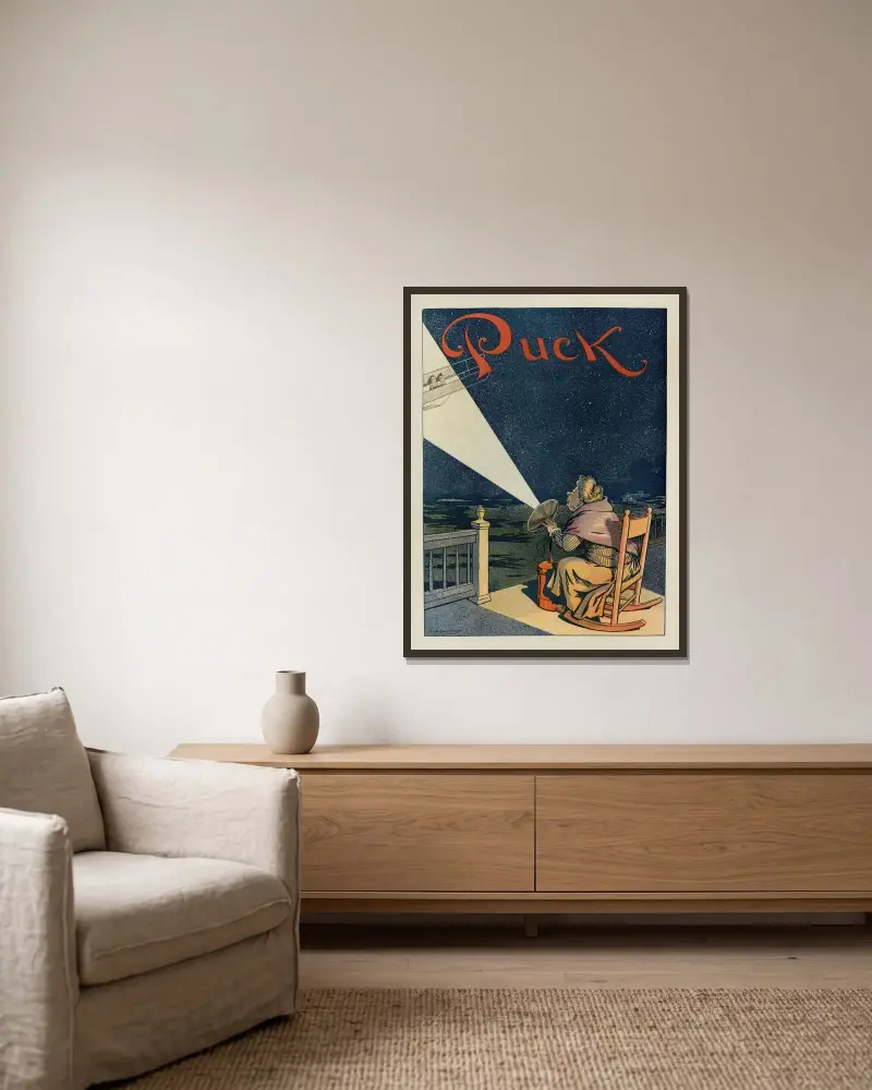 Warum Mädchen von zu Hause fortgehen von Louis Glackens gerahmt an einer Wand