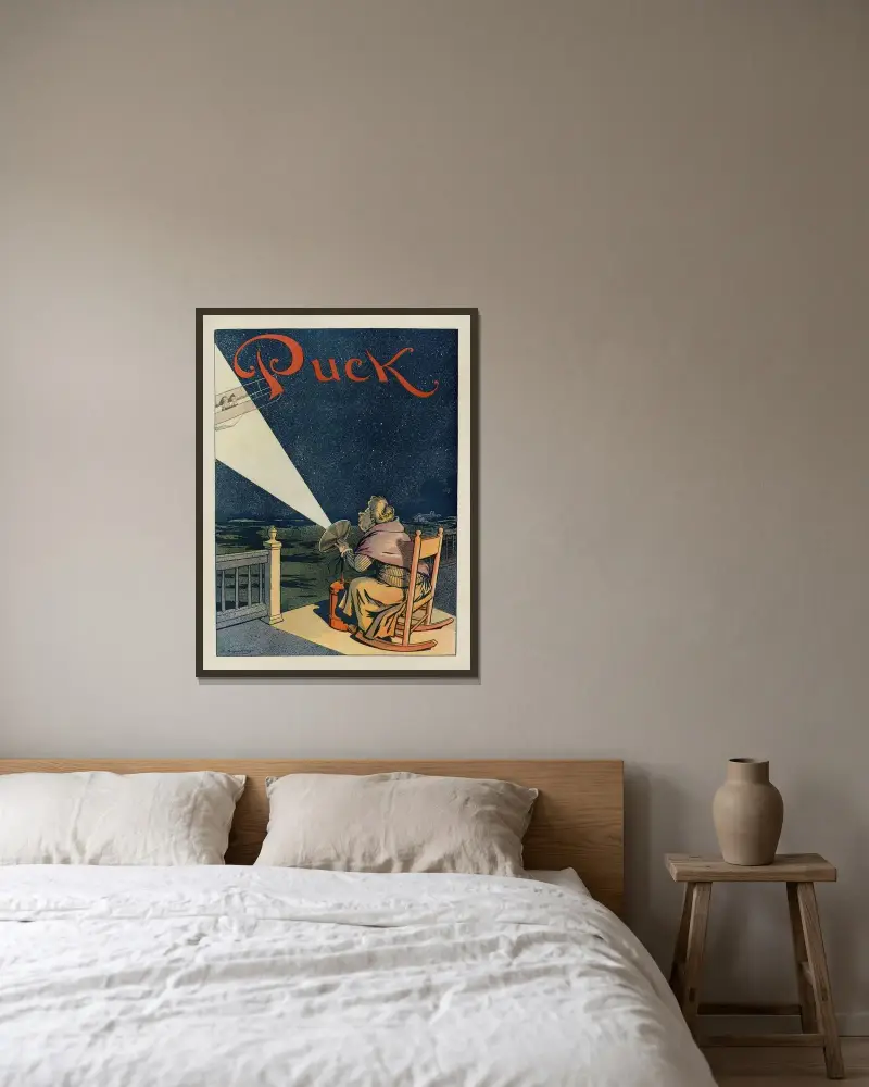 Warum Mädchen von zu Hause fortgehen von Louis Glackens gerahmt an einer Wand