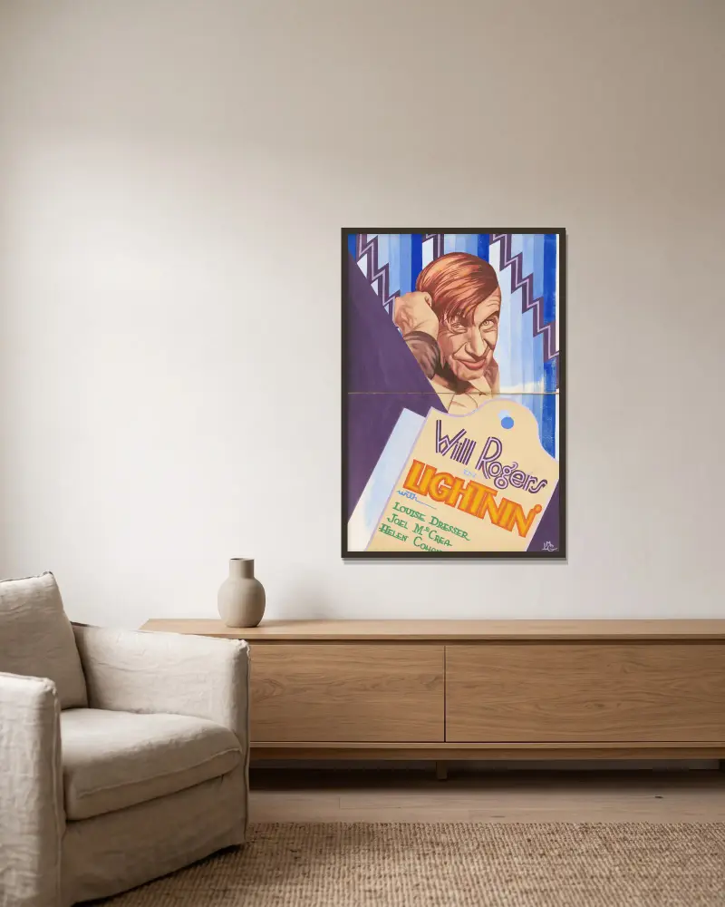 Will Rogers, Louis Glackens v rámu na stěně