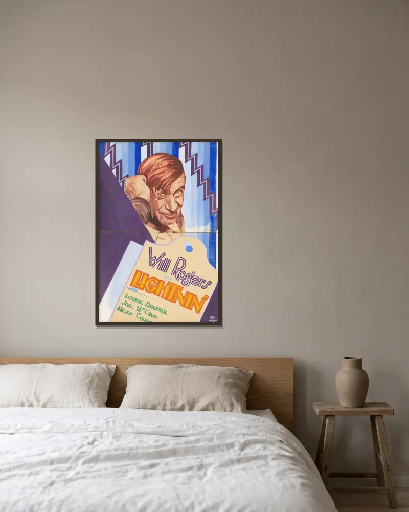 Will Rogers, Louis Glackens v rámu na stěně