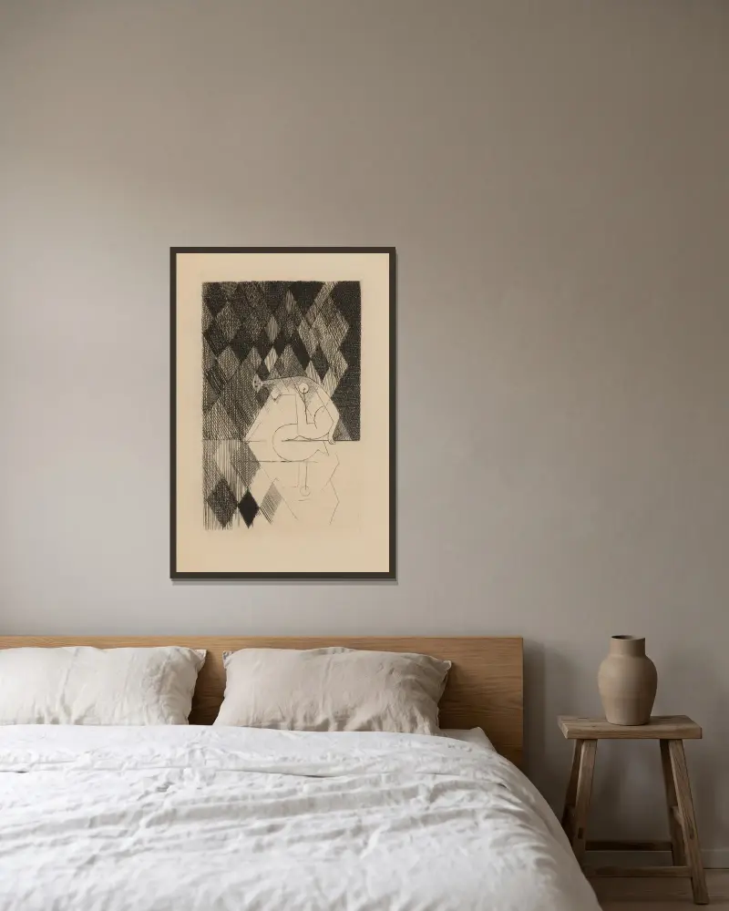 Dämmerung von Louis Marcoussis gerahmt an einer Wand