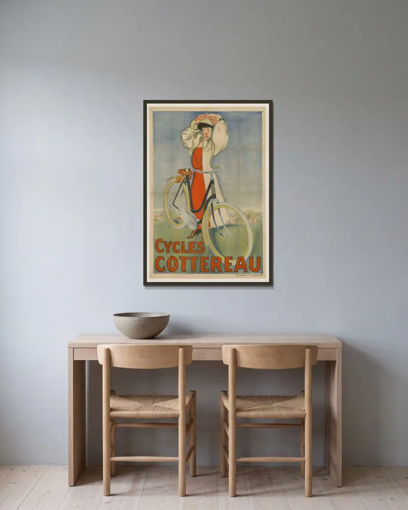 Cycles Cottereau, Louis Marcoussis w ramie na ścianie