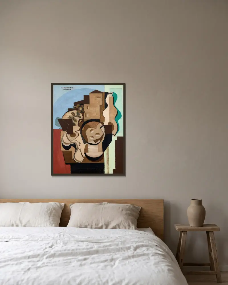 Hyères I, Louis Marcoussis w ramie na ścianie
