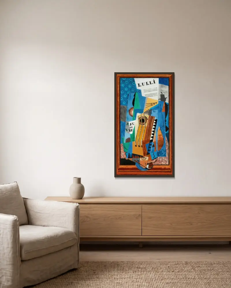 Lulli, Louis Marcoussis w ramie na ścianie