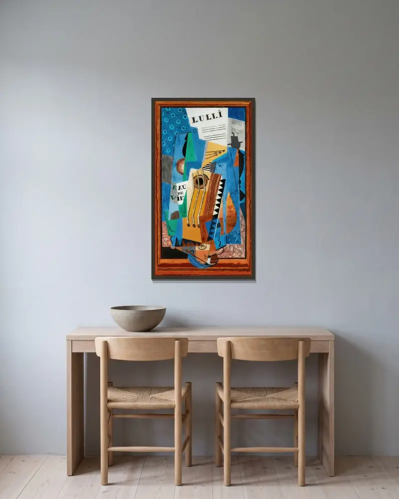 Lulli, Louis Marcoussis w ramie na ścianie