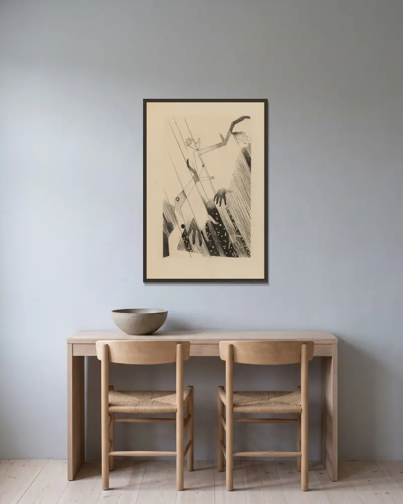 Marie, Louis Marcoussis v rámu na stěně