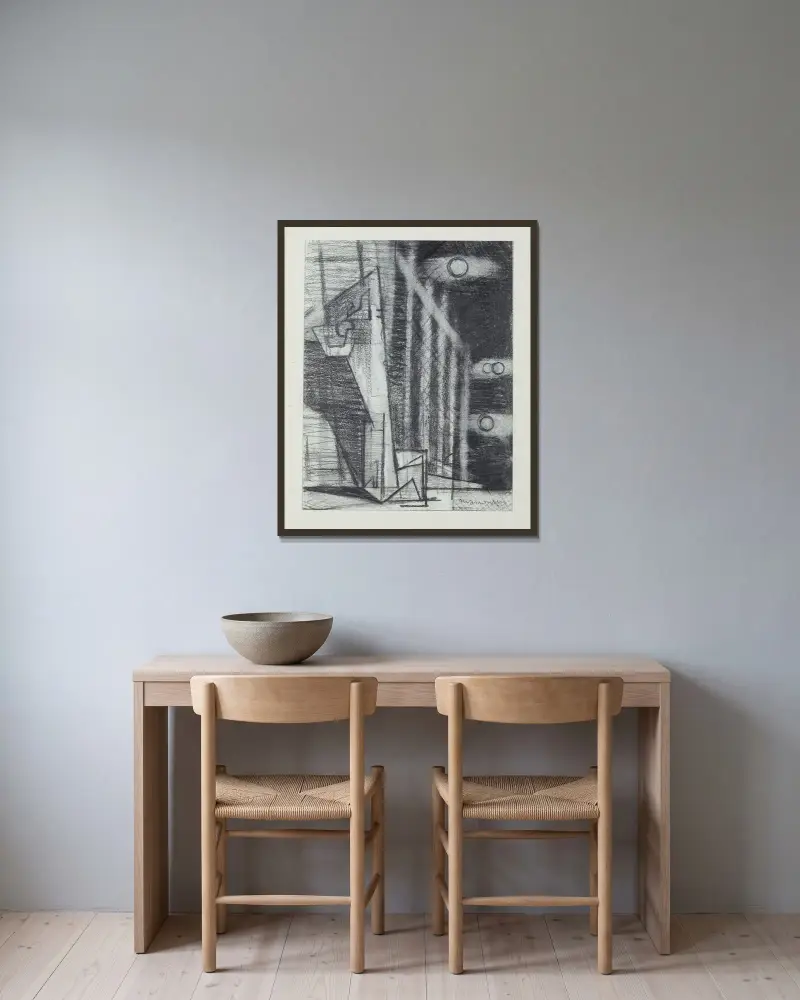 Kilka księżyców, Louis Marcoussis w ramie na ścianie