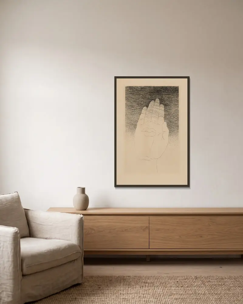 Rosemonde, Louis Marcoussis v rámu na stěně