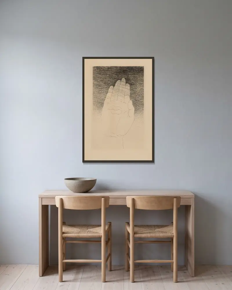 Rosemonde, Louis Marcoussis v rámu na stěně
