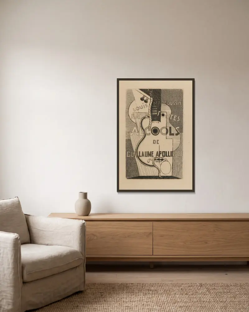 Tytuł, Louis Marcoussis w ramie na ścianie