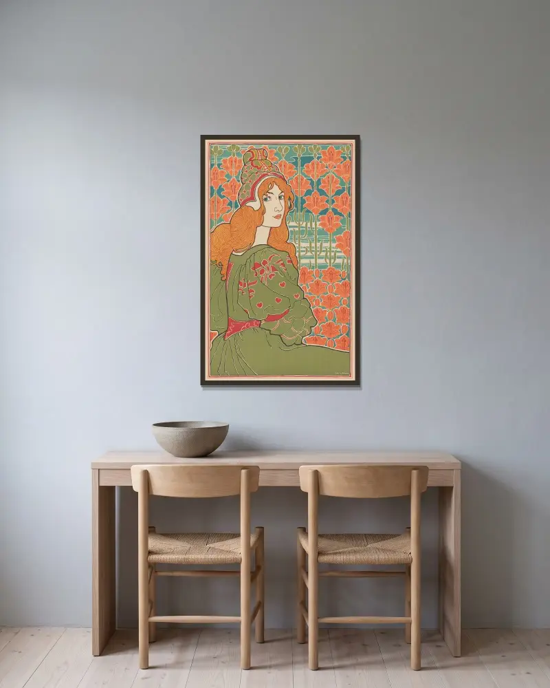 Jane, Louis Rhead w ramie na ścianie