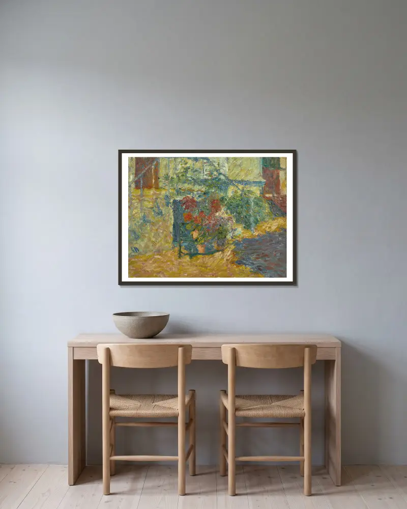 Kwitnący peron – Wersal, Louis Valtat w ramie na ścianie