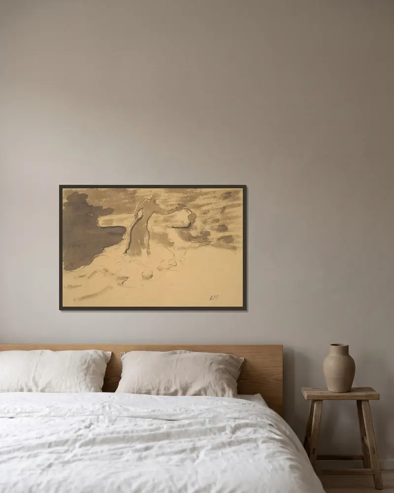 Untitled av Louis Valtat inramad på en vägg