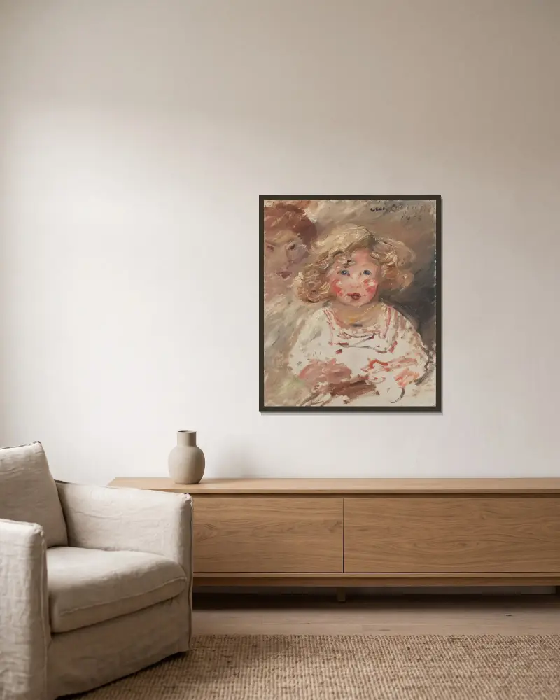 Erika von Lovis Corinth gerahmt an einer Wand