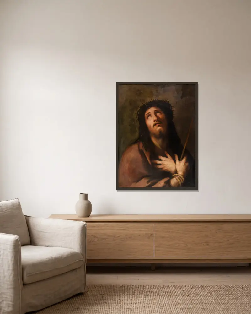Ecce Homo, Luca Giordano v rámu na stěně