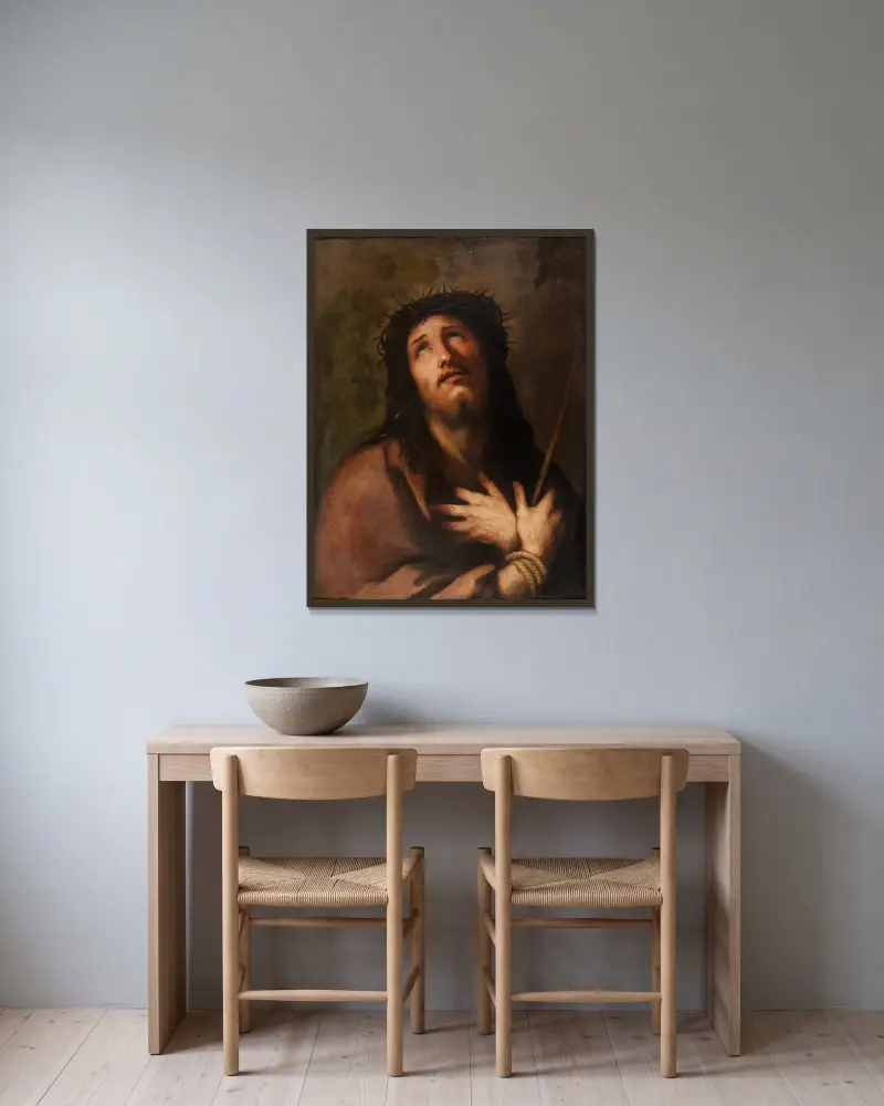 Ecce Homo, Luca Giordano v rámu na stěně