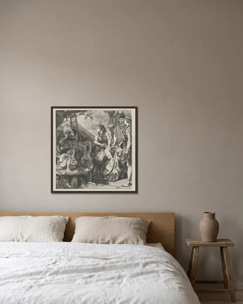 Josefův plášť, Ford Madox Brown v rámu na stěně