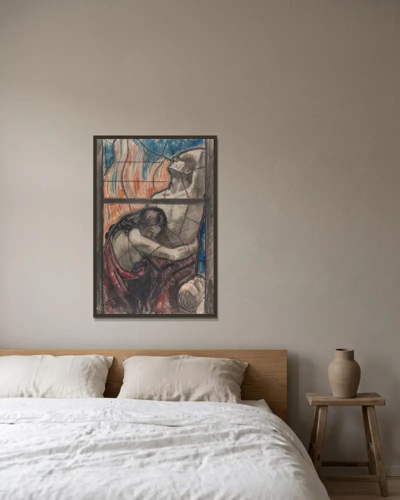 Očistec, Magnus Enckell v rámu na stěně