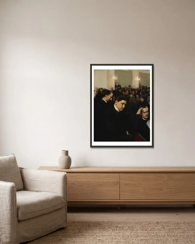 Koncert, Magnus Enckell v rámu na stěně