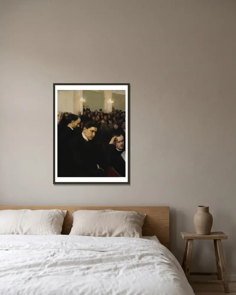 Koncert, Magnus Enckell v rámu na stěně