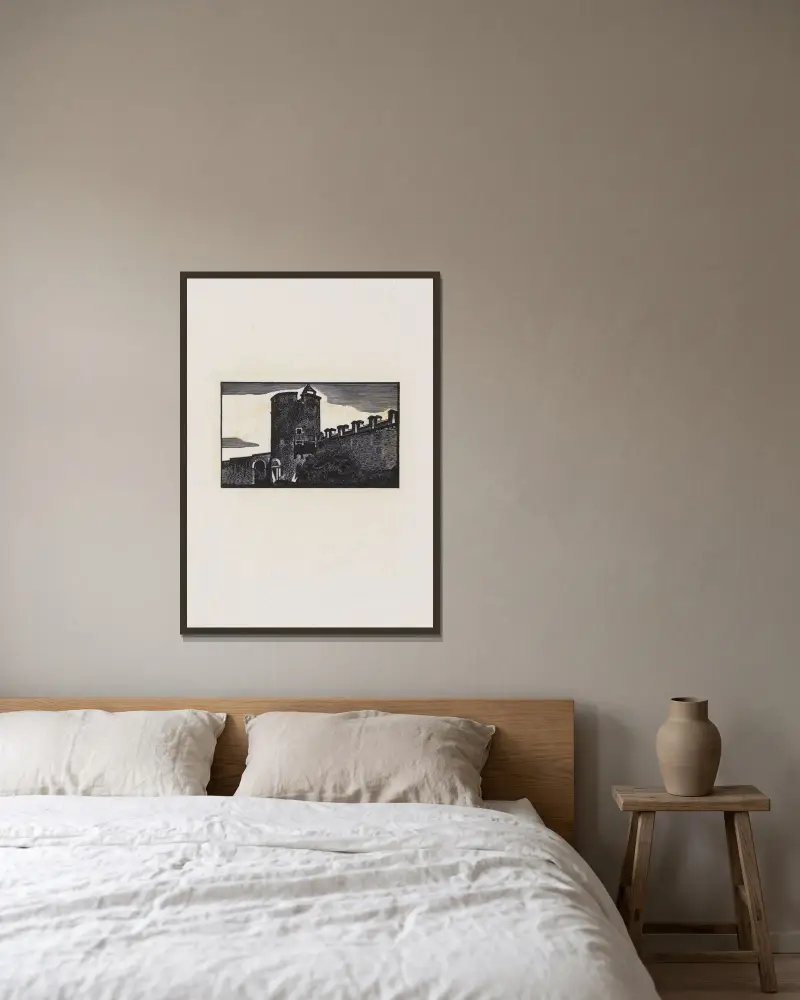 Avenches von Marc Gonthier gerahmt an einer Wand