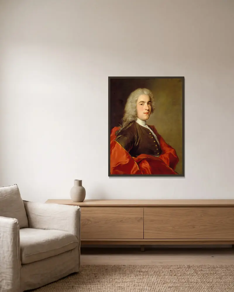 Pan Sarasin, Jean-Marc Nattier v rámu na stěně