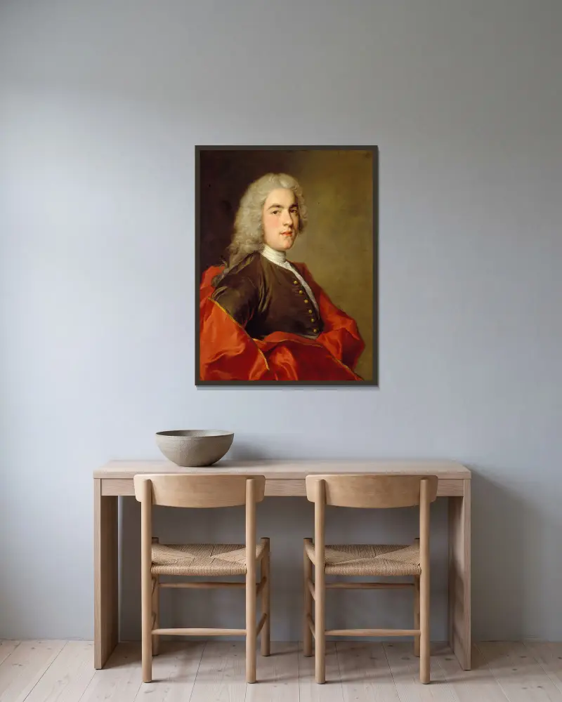 Pan Sarasin, Jean-Marc Nattier v rámu na stěně