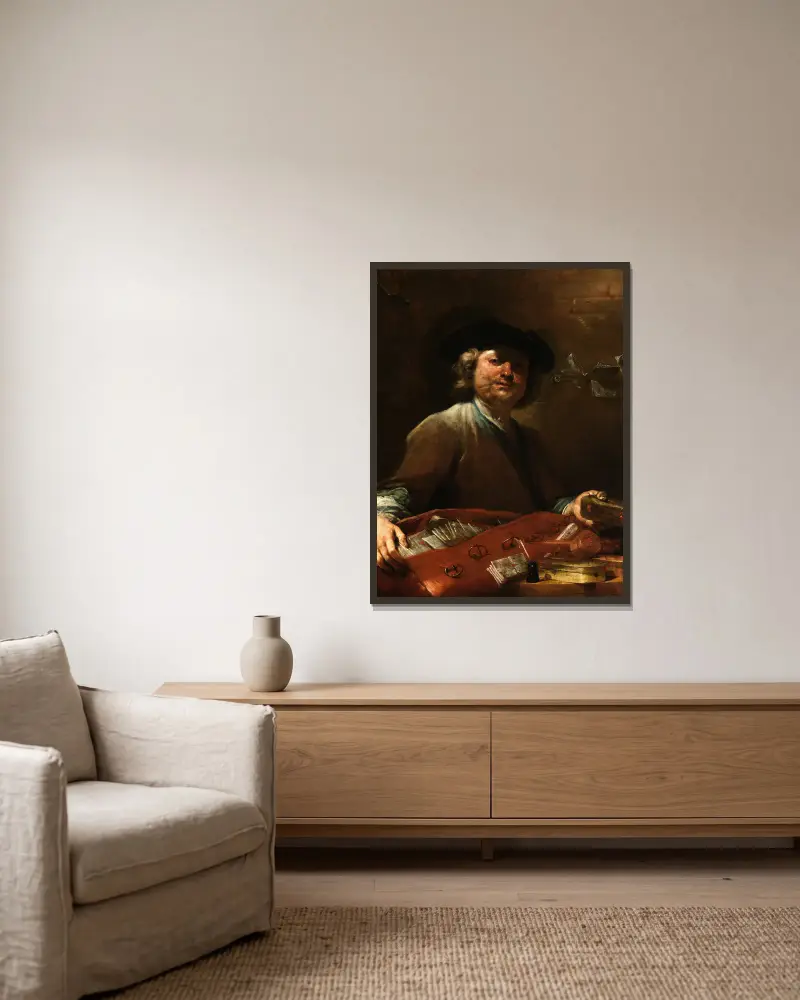 Listonosz, Giuseppe Maria Crespi w ramie na ścianie
