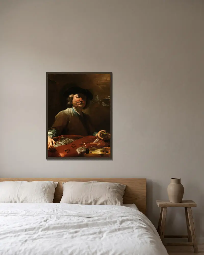 Listonosz, Giuseppe Maria Crespi w ramie na ścianie